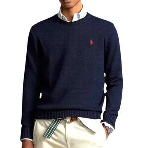Polo Chunky Knit Cotton Sweater